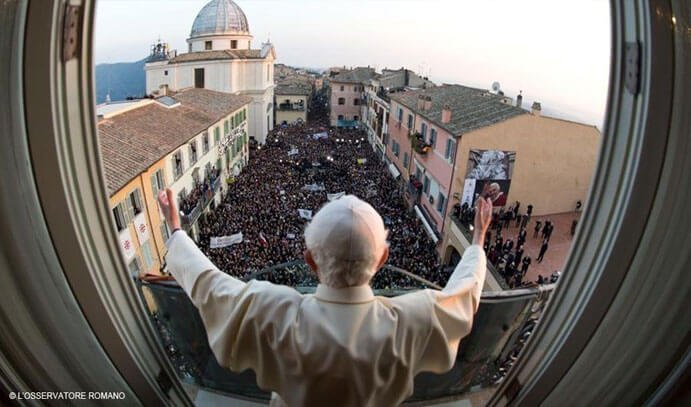 hace 5 años Benedicto XVI se despidió como Sumo Pontífice